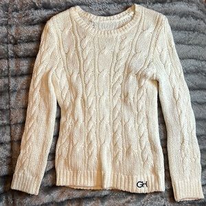 Gilly Hicks cable knit sweater